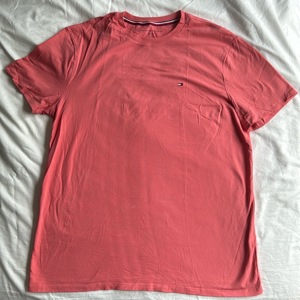 Tommy Hilfiger Classic Crew Neck Pink T Shirt